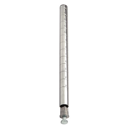 Wire Shlf Pst, 86 inx1 in, Split Sleeve