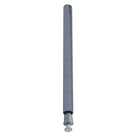 Wire Shlf Pst, 63 inx1 in, Quick-Adjust