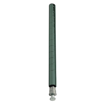 Wire Shlf Pst, 34 inx1 in, Quick-Adjust