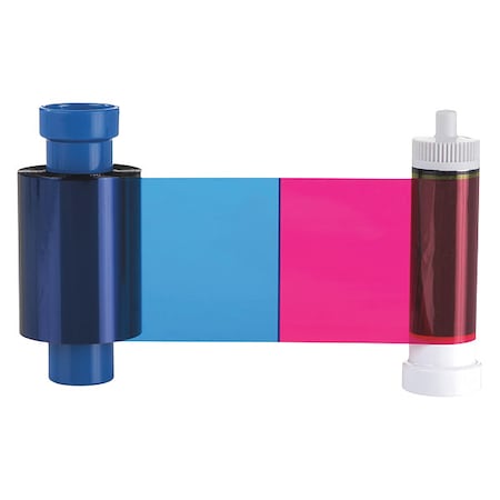 ID Card Printer Ribbon, Full Color, YMCKOK