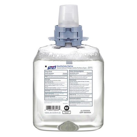 Hand Sanitizer, 1, 200mL, FragranceFree, PK4