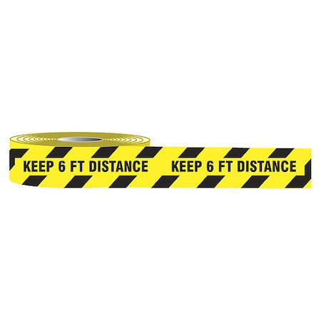 Barricade Tape, 3" x 1000-ft