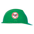 Hard Hat Label, Vinyl, Circle, PK10