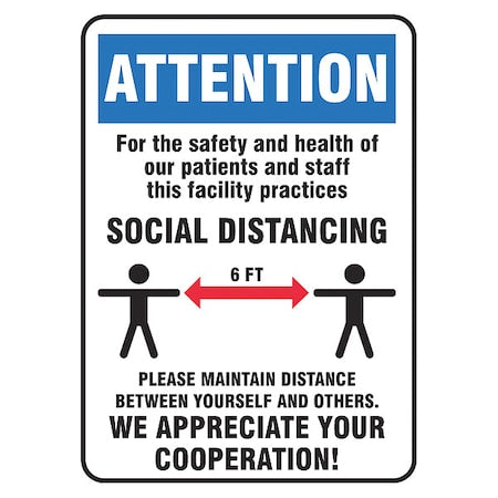 Safety Sign, 10x7, 56JU74