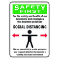 Safety Sign, 10x7, 56JU81