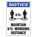 Adhesive Safety Sign, N504-107-V