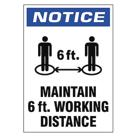 Adhesive Safety Sign, N504-107-V