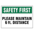 Adhesive Safety Sign, S506-710-V