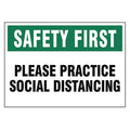 Adhesive Safety Sign, S518-710-V