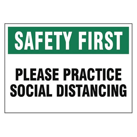 Adhesive Safety Sign, S518-710-V