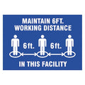 Adhesive Safety Sign, B516-710-V