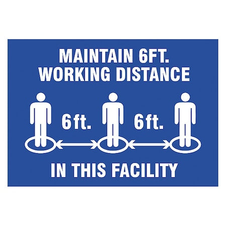 Adhesive Safety Sign, B516-710-V