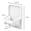 Spray Bottle Hanger, White, Plastic, PK2