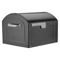 Mailbox, Black, Galvanized, 1 Doors, Surface/Post, 7C