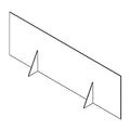 Self-Supported Clear Plastic Dividers