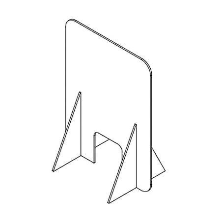 Dividers w/Small Centered Opening, PK8