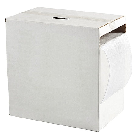 Packing Foam Roll, 1/4 in Foam Thick, Perforated, 12 in W, 85 ft L