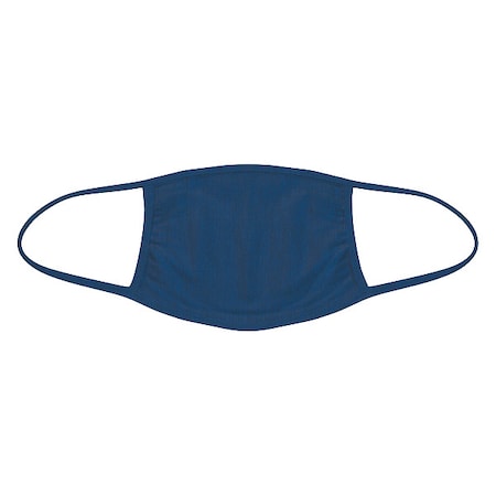 Reusable Face Mask, 3-Ply, None, Navy, Universal, 10 PK