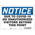 Sign, Aluminum, 7" H, 10" W, HWN820A0710