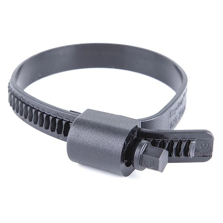 Worm Gear Hose Clamp, Plastic, Hex, PK10