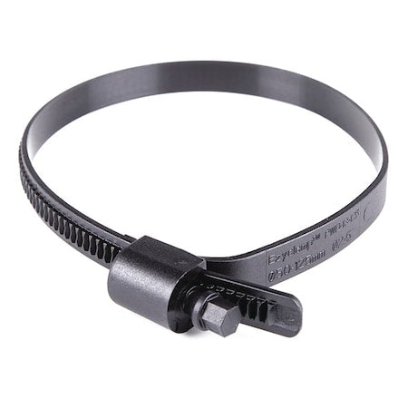 Worm Gear Hose Clamp, Plastic, Hex, PK10