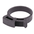 Snap-Hose Clamp, Black, 1.39"Max ID, PK25