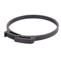 Hose Clamp, Black, 0.335" W, PK10