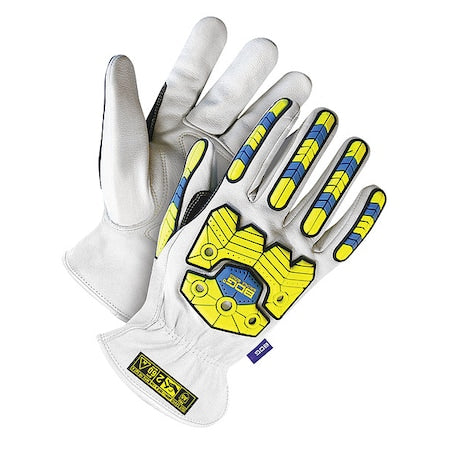 Leather Gloves, Full Finger, 1 PR