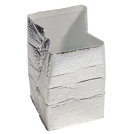 Insulated Box Liner, 14 in L, 14"W, 14 in H, PK15