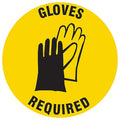 Safety Sign, 12 in H, 12 in W, Plastic, Circle, English, HWB798T1212