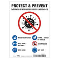Decal, 10 in H, 7 in W, Vinyl, English, HWB762T1007