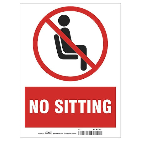 Safety Sign, 12 in H, 9 in W, Plastic, Rectangle, English, HWB786T1209