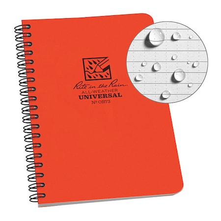 Notebook, Polydura, 4-5/8" x 7" Size