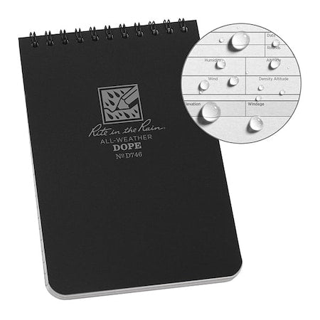 Notebook, Polydura, 4" x 6" Size