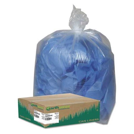 60 gal Trash Bags, 38 in x 58 in, Extra Heavy-Duty, 1.5 mil, Clear