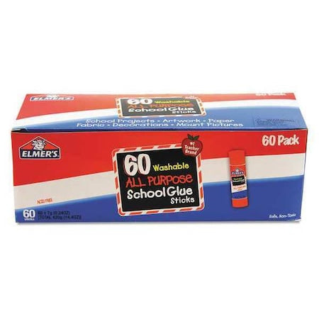 Glue Stick,All Purpose School,Clear,PK60