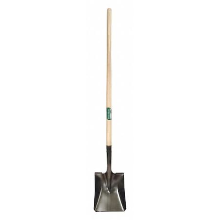 Square Point Shovel, 44 in L Hard Wood Handle