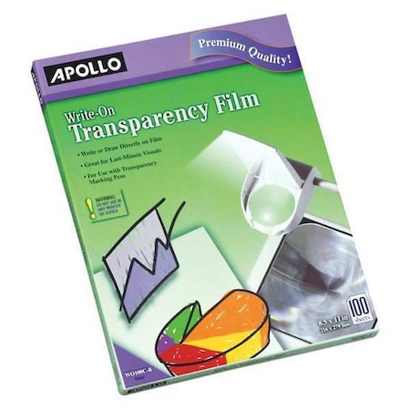 Write-On Transparency Film,PK100