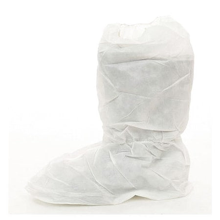 Disposable Boot Covers, Microporous, White, Slip Resistant Sole: No , L