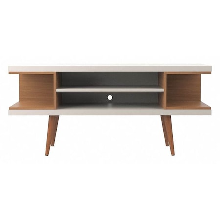 Utopia 53.14 TV Stand, Off White/Maple Cream