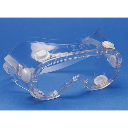 Safety Goggles, Clear Lens, Anti-Fog, Indirect Vented, BioClean Clearview Series, 60 PK