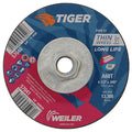 Cutting Wheel, Type 27, 4 1/2 in Dia, 0.045 in Thick, 5/8 in-11 UNC Nut Arbor Hole Size, 60 Grit
