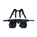 Tool Belt, Tool Rig, Black, Nylon, 19 Pockets