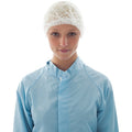 Bouffant Cap, Polypropylene, 19 in Dia., White, M, 1000 PK