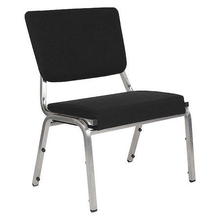 Hercules Medical Waiting Room Chair, Black Back, 26-1/2 in W 23-1/2" L 34" H, Fabric Seat