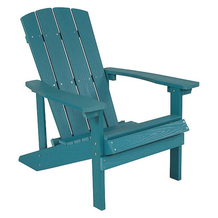 Charlstwn Adirondack Chair, Sea Foam Wood, Sea Foam Seat, Wood Back, 29.5 W 35 H