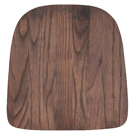 Chair Seat, Rustic Walnut, Metal