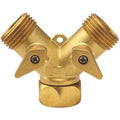 Garden Hose Wye, 3/4 in, Brass