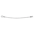 2 Loops Lanyard, 15 in, Steel, PVC Coated