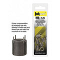 Key Locking Insert, 4 Keys Keys, M6-1.00 Int Thrd Sz, M12-1.25 Ext Thrd Sz, Stainless Steel, 5 PK